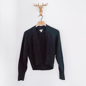 Daily/Ritual Women's Black Open Sweater Cardigan Size Small